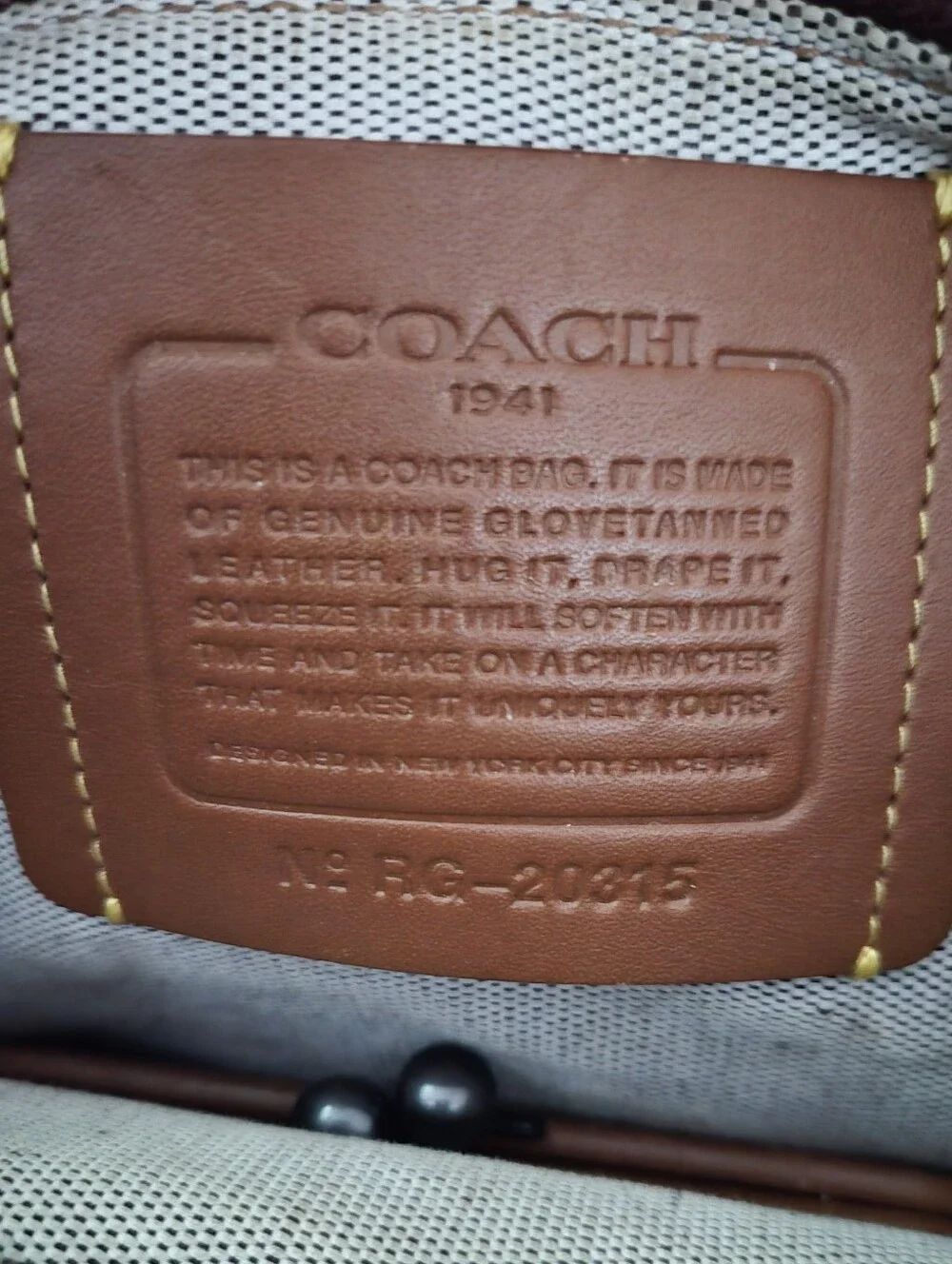 Coach 1941 Rogue 30 Prairie Rivets in Oxblood